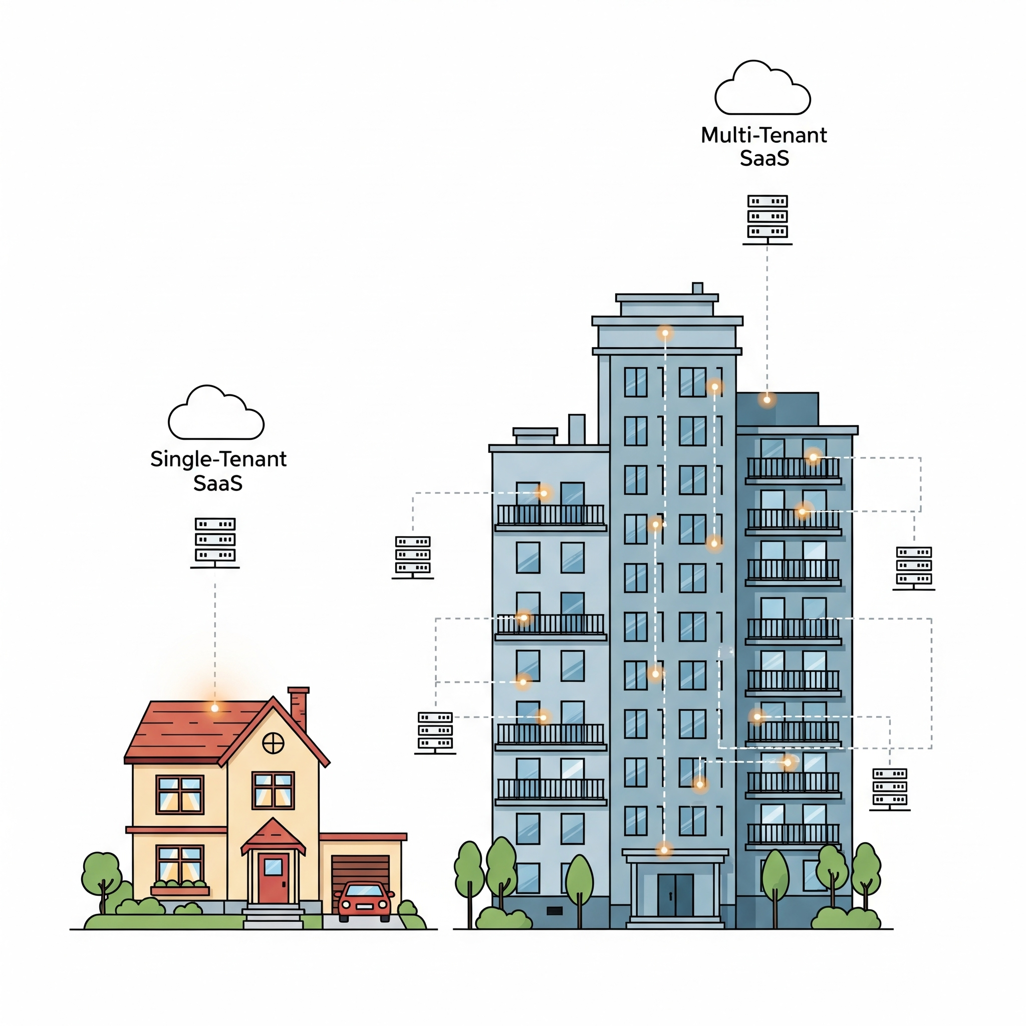 SaaS Architecture: Single-Tenant vs. Multi-Tenant — A Guide for Businesses